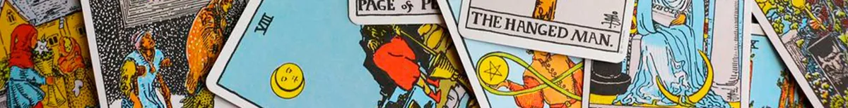 Cartas del tarot de la médium vidente